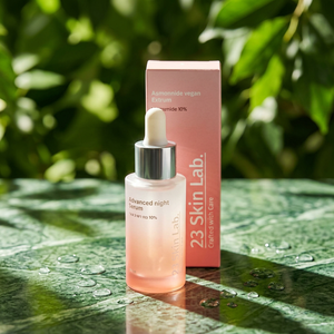 Sérum de nuit coréen avancé 23 Skin Lab, vitamine C, acide hyaluronique, anti-âge, réparation, éclaircissement, hydratation, flacon de 100 ml pour le visage - Product Image 1