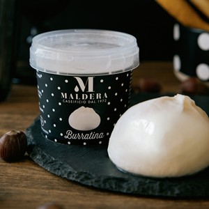 Fromage Burrata italien frais de haute qualité 125g, Burratina sans tête, emballage en seau, produit laitier pour la vente au détail et la restauration - Product Image 6
