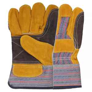 Vente en gros de gants de mécanicien en cuir de grain de peau de chèvre gants de conducteur anti-coupure anti-impact gants de mécanicien - Product Image 4