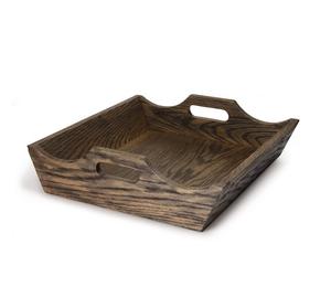 Plateau de service en bois rond fait main en laiton AK avec poignée en métal multicolore pour ornements de cuisine/table à manger - Product Image 3