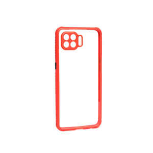Étui de protection en silicone liquide rouge ASMA Kaff pour Oppo Reno 4 Lite, coque arrière en silicone souple pour les modèles Promax 14 Plus - Product Image 1