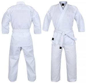 Uniforme de Karate de algodón polivinílico de 8 OZ unisex, ropa de entrenamiento de artes marciales para adultos de alta calidad, tallas personalizadas de Judo Taekwondo 000-7 - Product Image 1