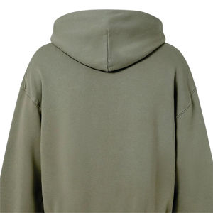Sudadera con capucha de algodón coreana personalizable con cremallera para hombre al por mayor - Product Image 4