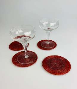 Posavasos Redondos con Cuentas para Fiesta de Bodas, Mantel Individual de Cuentas, Posavasos de Mesa de Cuentas de Vidrio de Lujo - Product Image 3