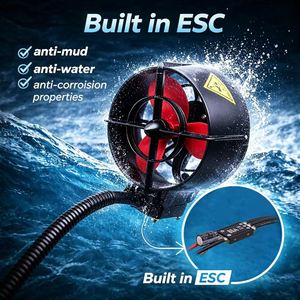 Moteur de propulseur sous-marin 24V U92 <span class=keywords><strong>Pro</strong></span> avec ESC intégré pour catamaran, vélo aquatique, kayak de pêche, bouée intelligente, <span class=keywords><strong>bateau</strong></span> de pêche - Product Image 3