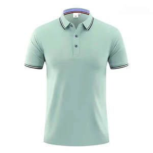 Polo formel de grande taille pour hommes, tissu en jersey respirant, manches courtes à séchage rapide avec logo personnalisé - Product Image 6