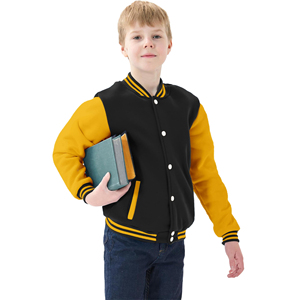Top Selling Uniform Varsity <b>Jacket</b> Baby Kids Toddler Bomber <b>Jacket</b> Cheap Price Kids Thick Coat Autumn Winter New <b>Boys</b> Baseball - Product Image 3
