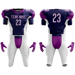 Nuevo Conjunto de Uniforme de Fútbol Americano con Estampado Digital para Adultos, Totalmente Personalizado, Transpirable, con Protección Solar UPF 50, Ropa Deportiva de Entrenamiento - Product Image 3