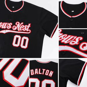 Custom Printed V Neck Baseball Jersey with <b>Name</b> Number Breathable Quick Dry 100% Polyester Adult Sports Uniform Set with Shorts - Product Image 4