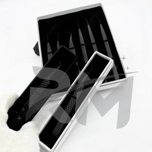 Pince à épiler Diamond Grip 90 degrés Fiber Tip Volume Lash Pince à épiler pour extensions de cils volume Pince à épiler en gros Fiber Tip - Product Image 4