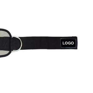 สายรัดข้อเท้าคุณภาพสูงแบบกำหนดเอง ทำจาก PU และนีโอพรีน สำหรับการออกกำลังกายเพื่อความปลอดภัยบนเครื่องออกกำลังกายแบบสายเคเบิลในยิม - Product Image 5