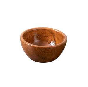 Tazón Redondo de Madera para Servir con Acabado Natural, Diseño Atractivo, Multiusos para Hogar y Restaurante - Product Image 5