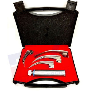 Hoja de laringoscopio Macintosh Acero inoxidable alemán Delta MED Modelo quirúrgico 00593 Base de aplicación ENT de instrumentos quirúrgicos - Product Image 3