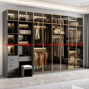 Armario con puerta de cristal Ohaha con luces LED integradas - TCK003 - Product Image 2