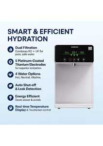 Machine à eau alcaline à 5 plaques très demandée pour un usage domestique, eau potable alcaline à pH élevé disponible en grande quantité - Product Image 2