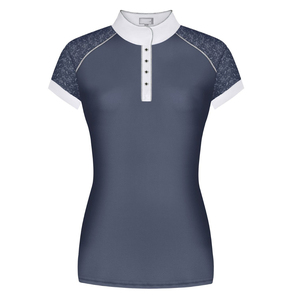 La camiseta POLO ecuestre más buscada Camiseta de competición de manga corta para equitación profesional Breeches Companion - Product Image 3