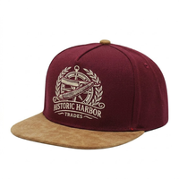 Gorra de Béisbol Estilo Hip-Hop, Fabricada en Vietnam, con Logotipo Personalizado Bordado, 6 Paneles, Visera Plana, Cierre a Presión, Gorras Deportivas