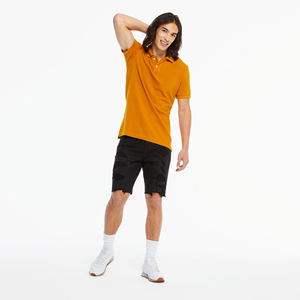 เสื้อระบายอากาศสำหรับผู้ชายเสื้อโปโลผ้าฝ้ายลายสก๊อตสไตล์ลำลองสำหรับเสื้อโปโล - Product Image 3