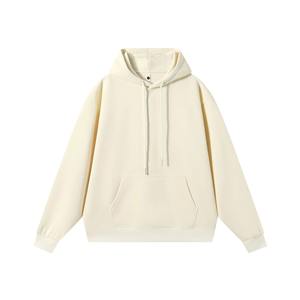 Sudadera con capucha de gran tamaño unisex Sudadera de algodón 100% con capucha con cordón y bolsillo de canguro Color sólido - Product Image 1