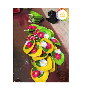 Lightweight Natural Bamboo Folding Hand Fan Creative Painted <b>Paper</b> Artwork for Daily Use and Events - Product Image 3