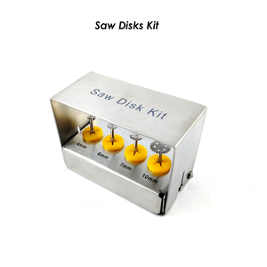 Kit de instrumentos de implantes quirúrgicos dentales manuales, discos de sierra de acero para expansor de hueso, elevación sinusal - Product Image 6
