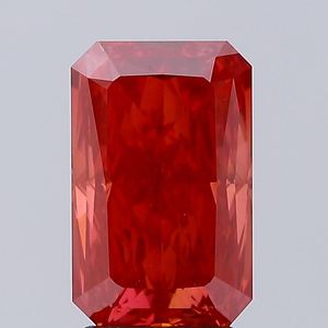 Radiante da 3,09 ct fantasia rosso vivido VS1 CVD IGI ha certificato il diamante coltivato da laboratorio per la creazione di gioielli - Product Image 1