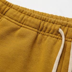 Pantalon de détente pour homme en jersey biologique, couleur personnalisée, anti-froissement, uni, teint, coupe ultra décontractée, jambe droite, décontracté - Product Image 4