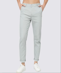 Pantalon décontracté pour homme, léger, en toile de coton et élasthanne, respirant, avec logo personnalisé, été/hiver, vente chaude - Product Image 2