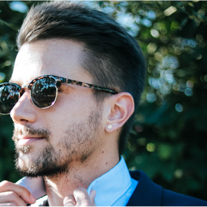 Avarta 18K oro 1,50 quilates Unisex solitario Studs 18K oro Moissanite joyería 18K oro plateado laboratorio cultivado pendientes de diamantes - Product Image 5