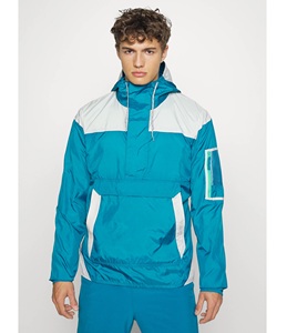 เสื้อฮู้ดคอปกตั้งสำหรับผู้ชายเสื้อโค้ทมีซิปโพลีเอสเตอร์น้ำหนักเบากันน้ำแฟชั่นใหม่2025โลโก้ที่กำหนดเองได้ - Product Image 5