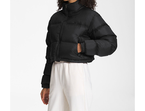 2025 High Quality <b>Women</b> Customize <b>Crop</b> <b>Puffer</b> <b>Jackets</b> New Design of 2025 Thick Nylon <b>Jackets</b> - Product Image 3