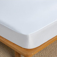 Protège-matelas imperméable en jersey de polyester pour la vente en gros, anti-punaises de lit, pour hôtels et hôpitaux