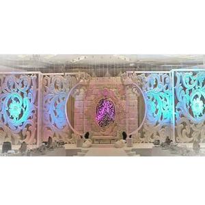 Decoración de Estilo Imperial C para Escenarios, Magnífico Marco de Fondo para Bodas, Marcos de Flores Talladas en Fibra, Fabricante en Australia - Product Image 1