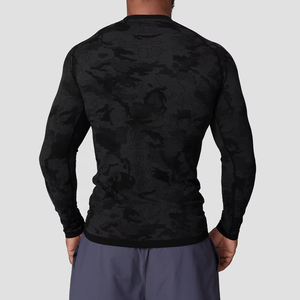 Nouveau T-shirt de sport pour homme 2026, à manches longues, respirant, séchage rapide, anti-transpiration et anti-plis, motif uni - Product Image 2