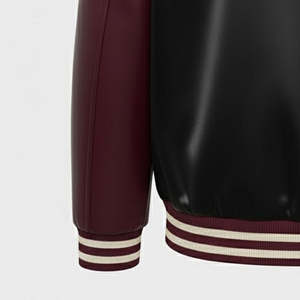 Satin Bomber Varsity Jacket Custom Embroidery Silk Satin Varsity <b>Quilted</b> Jacket Baseball Jacket Pakistan - Product Image 3