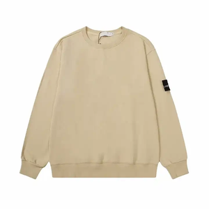 Vêtements personnalisés Survêtements pour hommes Sweat-shirt à col rond pour hommes Sweat-shirt à capuche en coton biologique pour hommes - Product Image 3