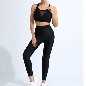 Womens Workout Sets Adjustable Straps Sports Bras and High Waist <b>Leggings</b> Sets Pilates 2 Piece Outfits for Women - Product Image 2