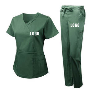 Uniforme personnalisé de gommage pour médecins et infirmières de meilleure qualité pour femmes, ensembles de gommage médical, gommage pour hôpitaux, OEM - Product Image 1