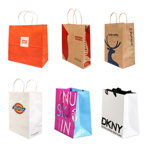 Gói Thực Phẩm Kích Thước Tùy Chỉnh 80-350gsm Túi Giấy Có Tay Cầm Túi Giấy Kraft Có In - Product Image 6