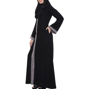 Modèle 2026 Vêtements pour femmes musulmanes Kaftan Abaya Manches longues Service OEM Quatre saisons Nouveau Logo et style personnalisés Faible MOQ Nouveauté - Product Image 2