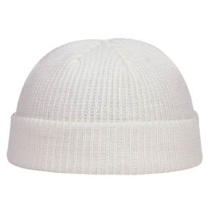 2025 bonnets de couleurs unies logo personnalisé broderie hiver tricot chapeaux bonnet - Product Image 3