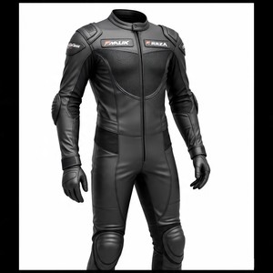 Combinaison en cuir de moto de commande de groupe, taille entièrement personnalisée et placement de logo, panneaux extensibles en Kevlar, production rapide - Product Image 4