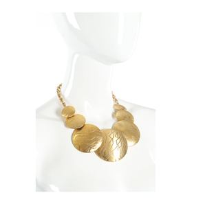 Collar de latón para mujeres y niñas Colgante de joyería Chapado en latón Pieza de diseño de collar con producto de venta - Product Image 5