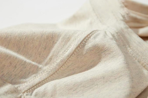 T-shirt coupe ajustée à manches courtes et col en O de couleur beige solide 100% coton pour hommes fabriqué sur mesure directement de l'usine du Bangladesh - Product Image 6