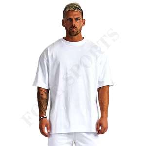 Camiseta personalizada con estampado de luz láser reflectante logotipo gráfico de lujo Camiseta 100% algodón liso de talla grande camisetas para hombre - Product Image 5