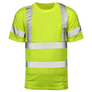 Camisetas de Seguridad Reflectantes de Alta Visibilidad para Trabajo, Ropa de Alta Visibilidad, Camisetas de Seguridad para la Construcción - Product Image 2