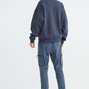 Pantalones de chándal de forro polar personalizados al por mayor, deportivos de invierno, informales, de talla grande, de lana, para correr - Product Image 5