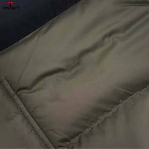 Nouvelle mode d'hiver, veste en toile imperméable au crochet, col montant, fermeture éclair intégrale, logo, style urbain, réversible, respirante, pour l'extérieur - Product Image 5