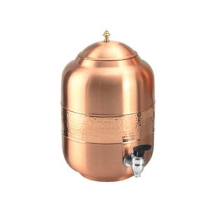 Distributeur d'eau en cuivre pur imprimé Paisley Design à prix de gros et direct du fabricant indien à bas prix - Product Image 3