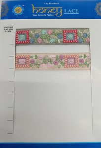 ผ้าบางเนื้อละเอียดปักลายลูกไม้หรูหรางานปักลวดลายอย่างประณีตพร้อมการออกแบบที่หรูหราสำหรับการตัดงานฝีมือและอุปกรณ์เสริม - Product Image 2